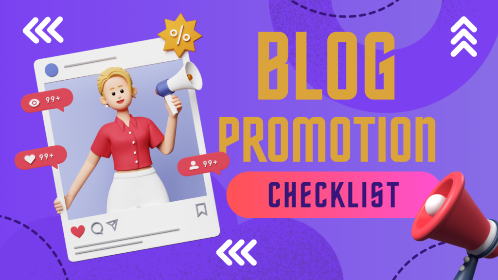 blog promotion checklist