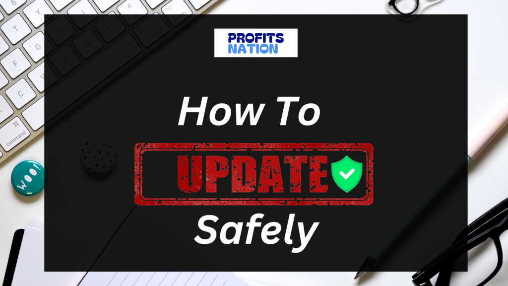 How to update wordpress safely